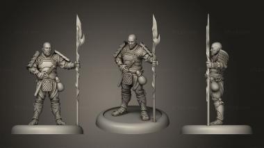 Military figurines Haruki 3d model